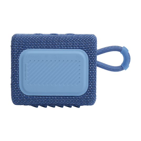 JBL Go 3 Eco - Blue - Ultra-portable Waterproof Speaker - Back