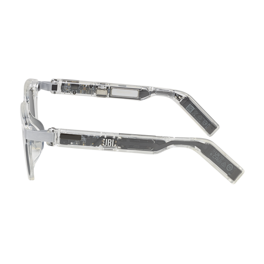 JBL Soundgear Frames Square - Pearl - Audio Glasses - Left