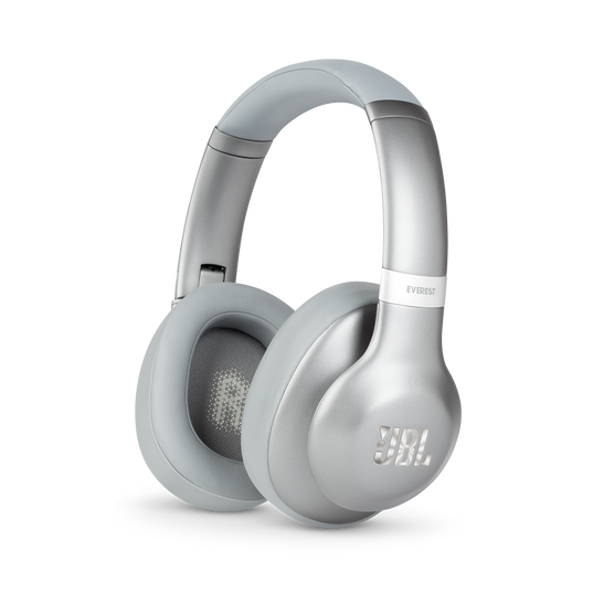 JBL EVEREST™ 710 - Silver - Wireless Over-ear headphones - Hero