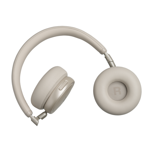 JBL Live 680NC - Sand - Wireless on-ear Noise Cancelling headphones - Detailshot 2