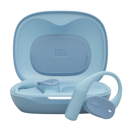 JBL Sense Lite - Blue - True Wireless Open-ear Headphones - Hero