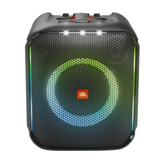 JBL PartyBox Encore | Portable party speaker with 100W powerful sound,  built-in dynamic light show, included digital wireless mics, and splash  proof design.