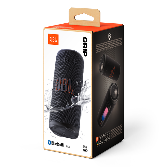 JBL Grip - Black - Compact Bluetooth speaker with bold JBL Pro Sound and ambient light - Detailshot 3