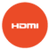 เชื่อมต่อกับอุปกรณ์ด้วยช่อง HDMI IN จำนวน 1 ช่องและ HDMI out จำนวน 1 ช่อง
