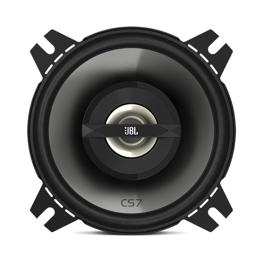 CS742 - Black - 10 cm 2-way speaker design that is easy to mount with breakable clips - Front