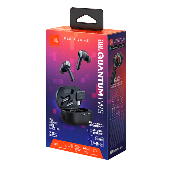 Auricolari Gaming JBL Quantum TWS - Wireless A Bassa Latenza, Cancellazione Rumore, IPX4, 24h Autonomia