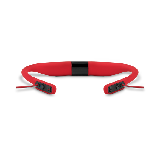 JBL Reflect Fit - Red - Heart Rate Wireless Headphones - Detailshot 2