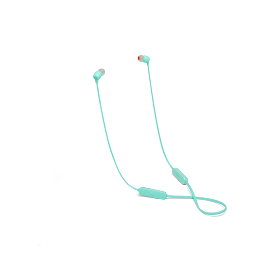 JBL Tune 115BT - Teal - Wireless In-Ear headphones - Hero