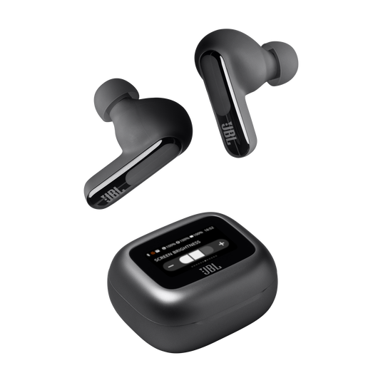JBL Live Beam 3 - Black - True wireless noise-cancelling closed-stick earbuds - Detailshot 7