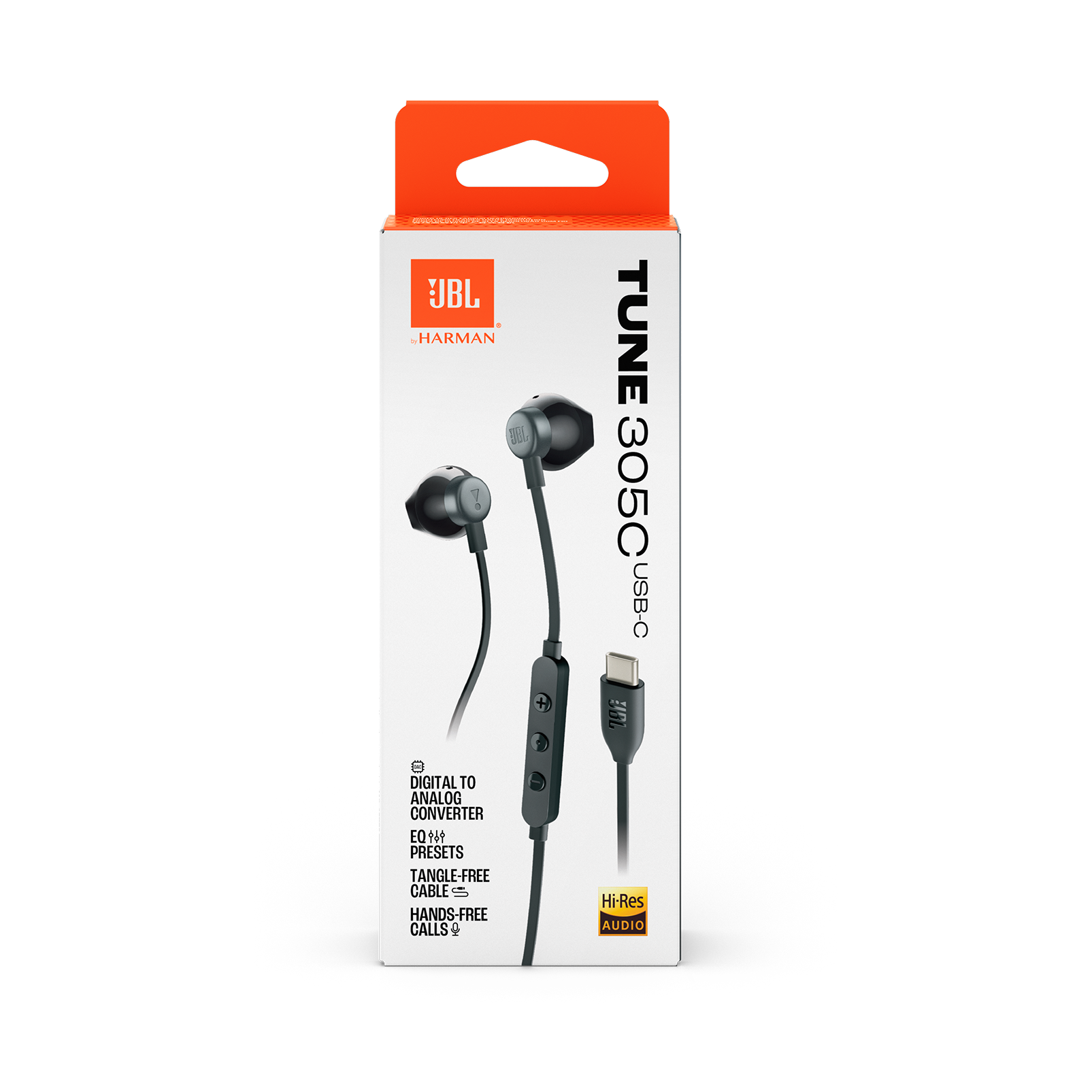 JBL Tune 305C USB-C Wired Earphones