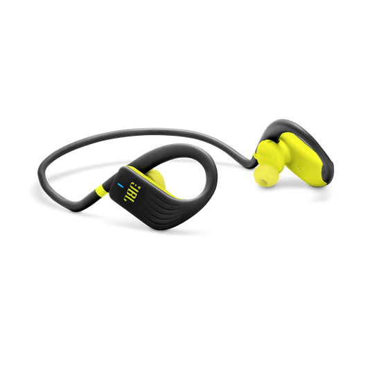 JBL Endurance JUMP - Yellow - Waterproof Wireless Sport In-Ear Headphones - Detailshot 1