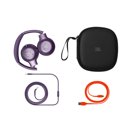 JBL EVEREST™ 310 - Purple - Wireless On-ear headphones - Detailshot 3