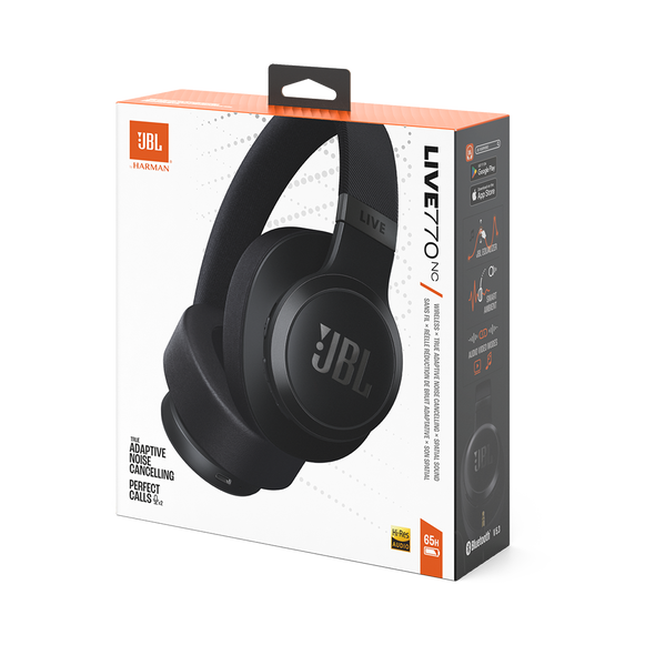 JBL Live 770NC Wireless OverEar Headphones with True Adaptive Noise
