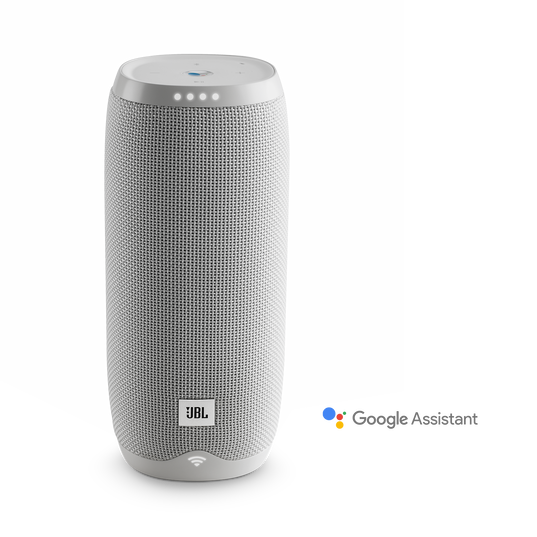JBL Link 20 - White - Voice-activated portable speaker - Hero