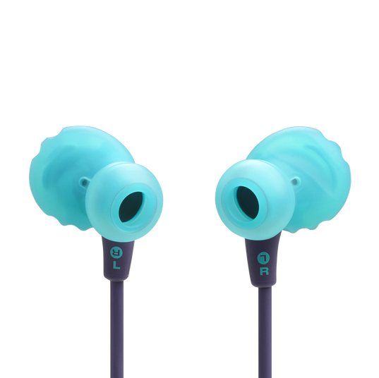 JBL Endurance Run 3 Wireless - Purple - Wireless Sport Headphones - Back