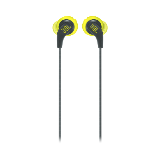 JBL Endurance RUN - Yellow - Sweatproof Wired Sport In-Ear Headphones - Front