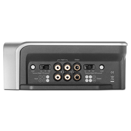 MS A1004 - Black - 4-channel amplifier (100 watts x 4) - Back