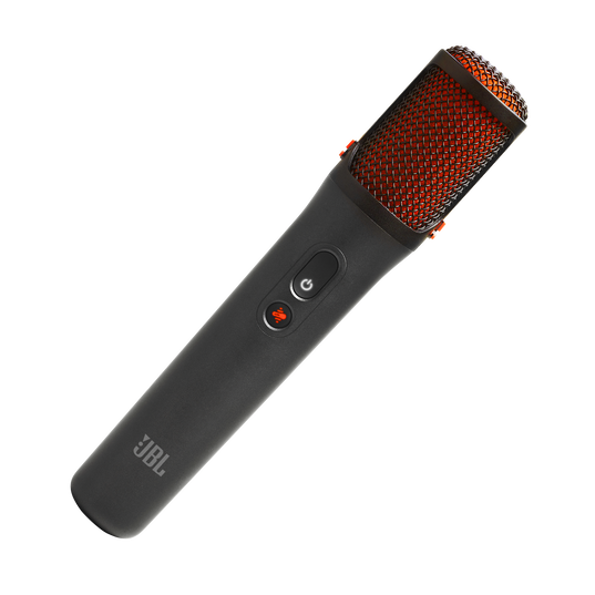 JBL PartyBox On-the-Go 2 Plus - Black - Portable party speaker with real-time AI vocal removal, a wireless mic, powerful JBL Pro Sound, a dynamic lightshow, up to 15 hours of playtime, and a replaceable battery, plus a handle and shoulder strap - Detailshot 3
