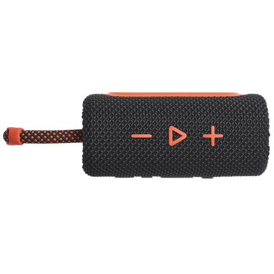 JBL Go 3 - Black / Orange - Portable Waterproof Speaker - Top