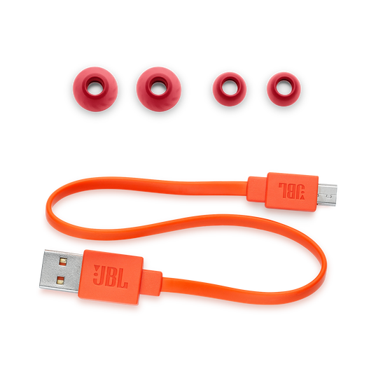 JBL Live 200BT - Red - Wireless in-ear neckband headphones - Detailshot 3