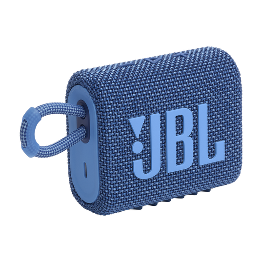 JBL Go 3 Eco - Blue - Ultra-portable Waterproof Speaker - Hero