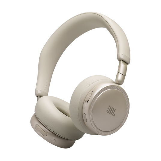 JBL Live 680NC - Sand - Wireless on-ear Noise Cancelling headphones - Hero