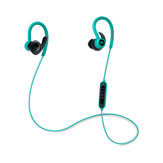 Reflect Contour - Teal - Secure fit wireless sport headphones - Hero