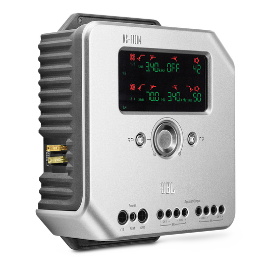 MS A1004 - Black - 4-channel amplifier (100 watts x 4) - Hero