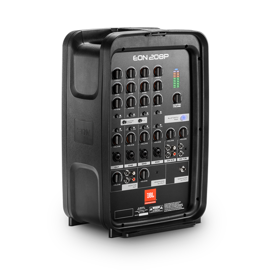 JBL EON208P - Black - Portable 8 in. 2-Way PA with Powered 8-Channel Mixer and Bluetooth&reg; - Detailshot 3
