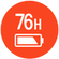 Up to 76H battery life and speed charge (5mins = 3H)