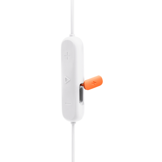 JBL Endurance Run 3 Wireless - White - Wireless Sport Headphones - Left