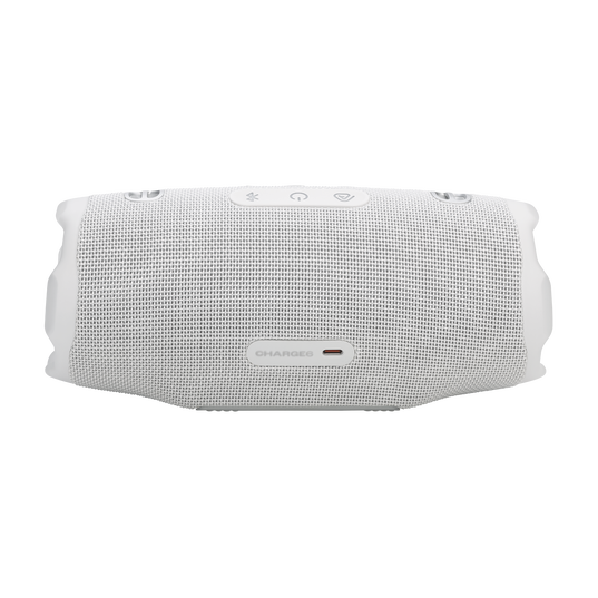 JBL Charge 6 - White - Portable waterproof and drop-proof Bluetooth speaker - Back
