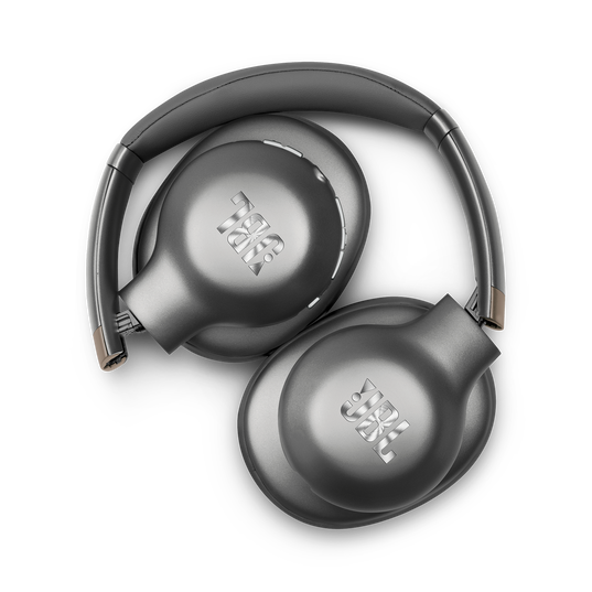 JBL EVEREST&trade; 710 - Gun Metal - Wireless Over-ear headphones - Detailshot 1