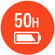 50-hour battery life