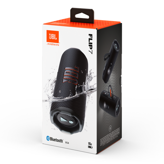 JBL Flip 7 - Black - Portable waterproof and drop-proof  speaker - Detailshot 9