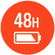 48 hours of playback time, plus speed charging
