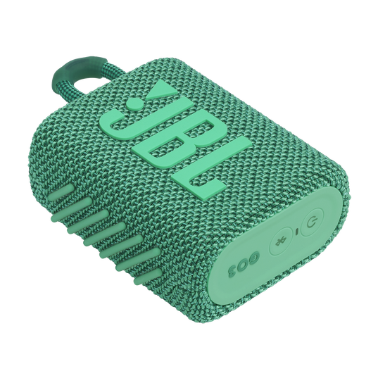 JBL Go 3 Eco - Green - Ultra-portable Waterproof Speaker - Detailshot 3