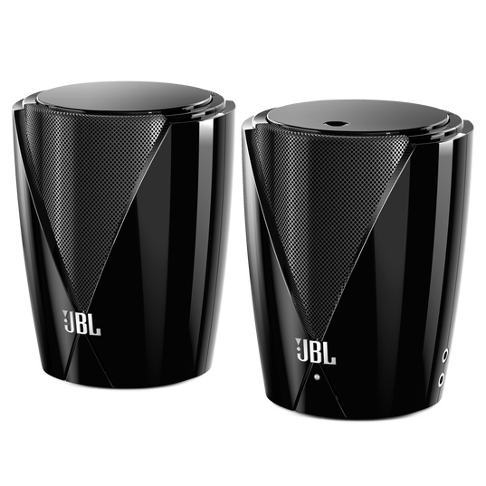 Jembe - Black - Plug-and-Play 2.0 Computer Speakers - Hero