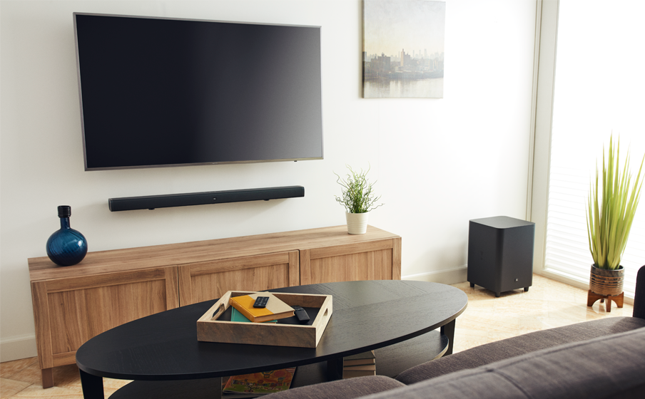 เสียงเซอราวด์ซาวด์ของ JBL ด้วยกำลังขับ 450 วัตต์