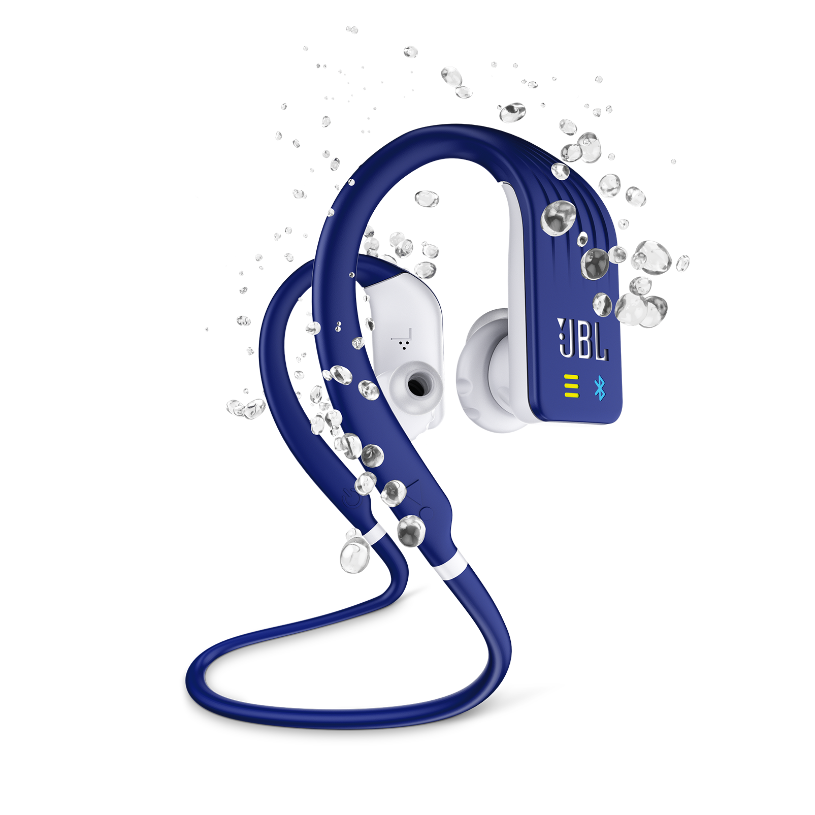 JBL Endurance DIVE - Blue - Waterproof Wireless In-Ear Sport Headphones with MP3 Player - Hero
