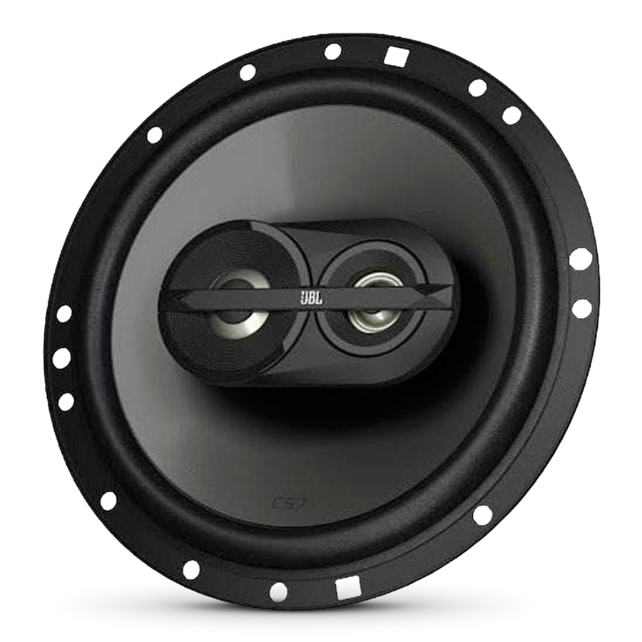 CS763 - Black - 6-1/2” three-way car audio loudspeaker - Hero