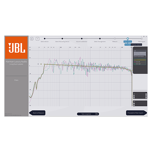 DIRAC Live to fine-tune the output of speakers and subwoofers to the listening space (Calibration microphone included).